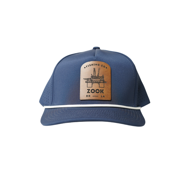"The Floater" Leather Patch Hat