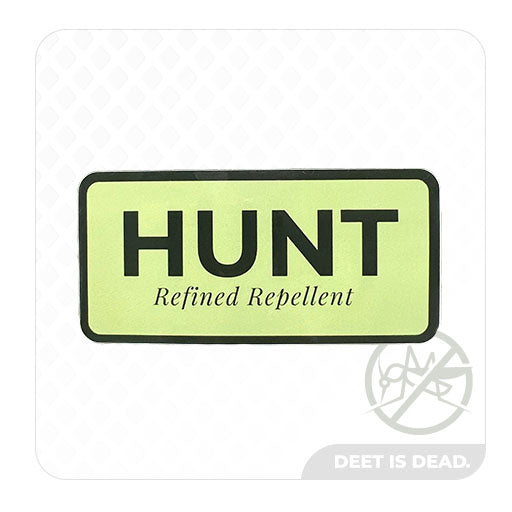 HUNT Refined Repellent Decal Four Pack