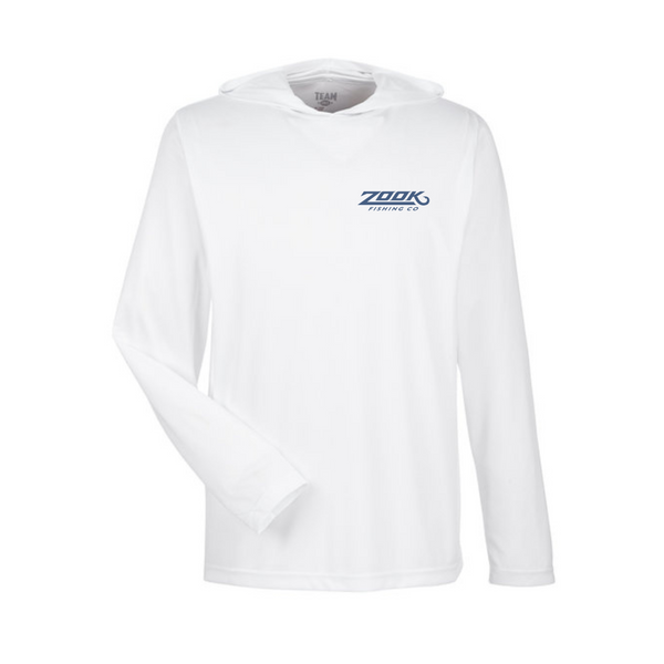 Zook Performance Long Sleeve Hoodie- Swordfish
