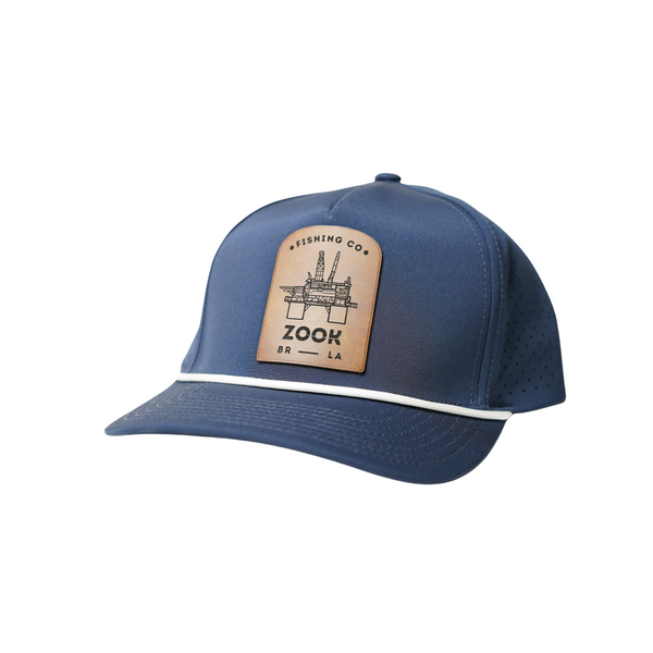 "The Floater" Leather Patch Hat