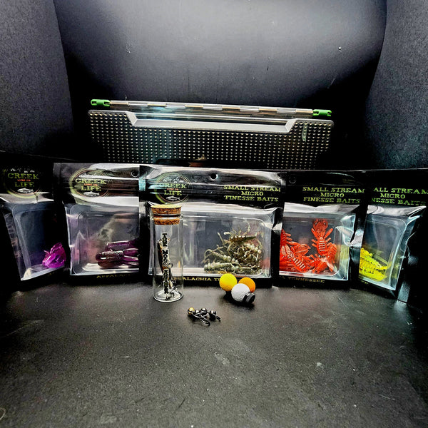 122-Piece Fishin' Fixin's Kit – Tackle Set for Ultralight & Creek Fishing ($115 Value)