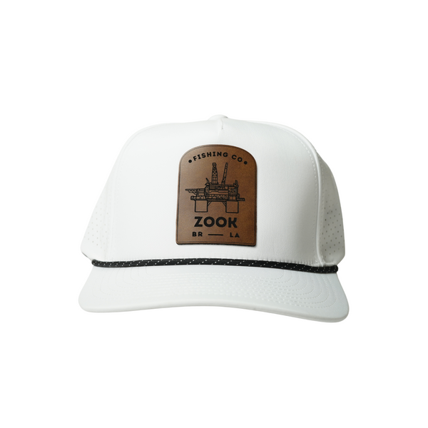 "The Floater" Leather Patch Hat