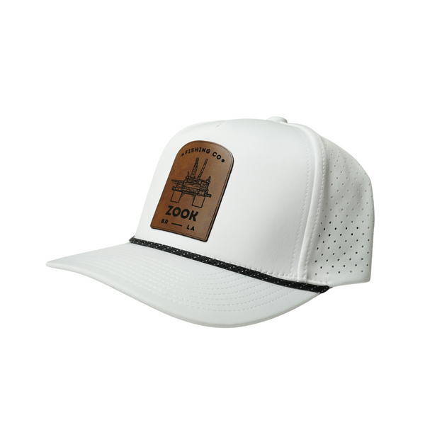 "The Floater" Leather Patch Hat