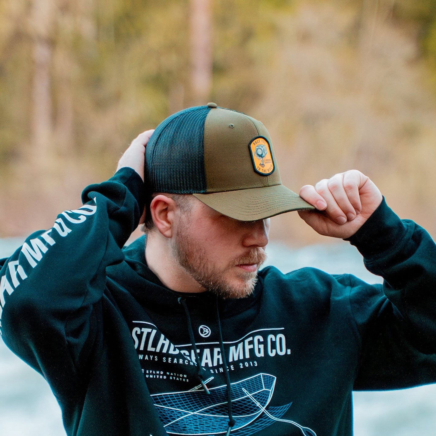 STLHD Race Ya Flat Bill Trucker Hat