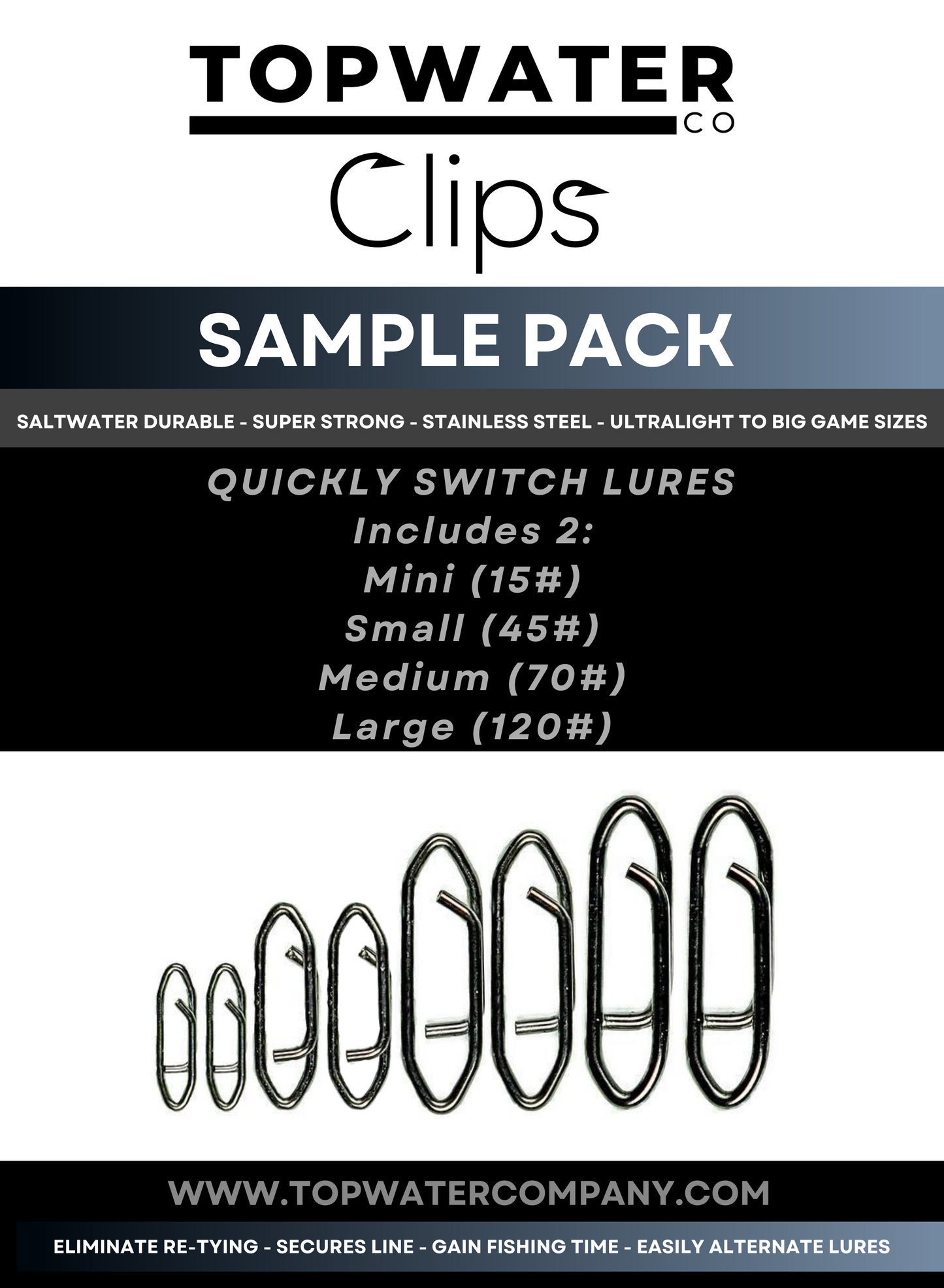 Speed Clip Sample Pack – Topwater Co