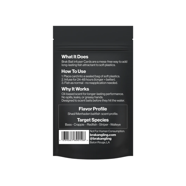 Shad Bait Infuser Card