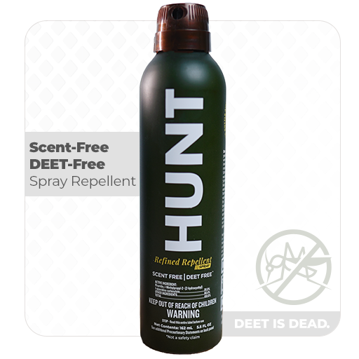 HUNT - Scent-Free, DEET-Free Insect Repellent Spray